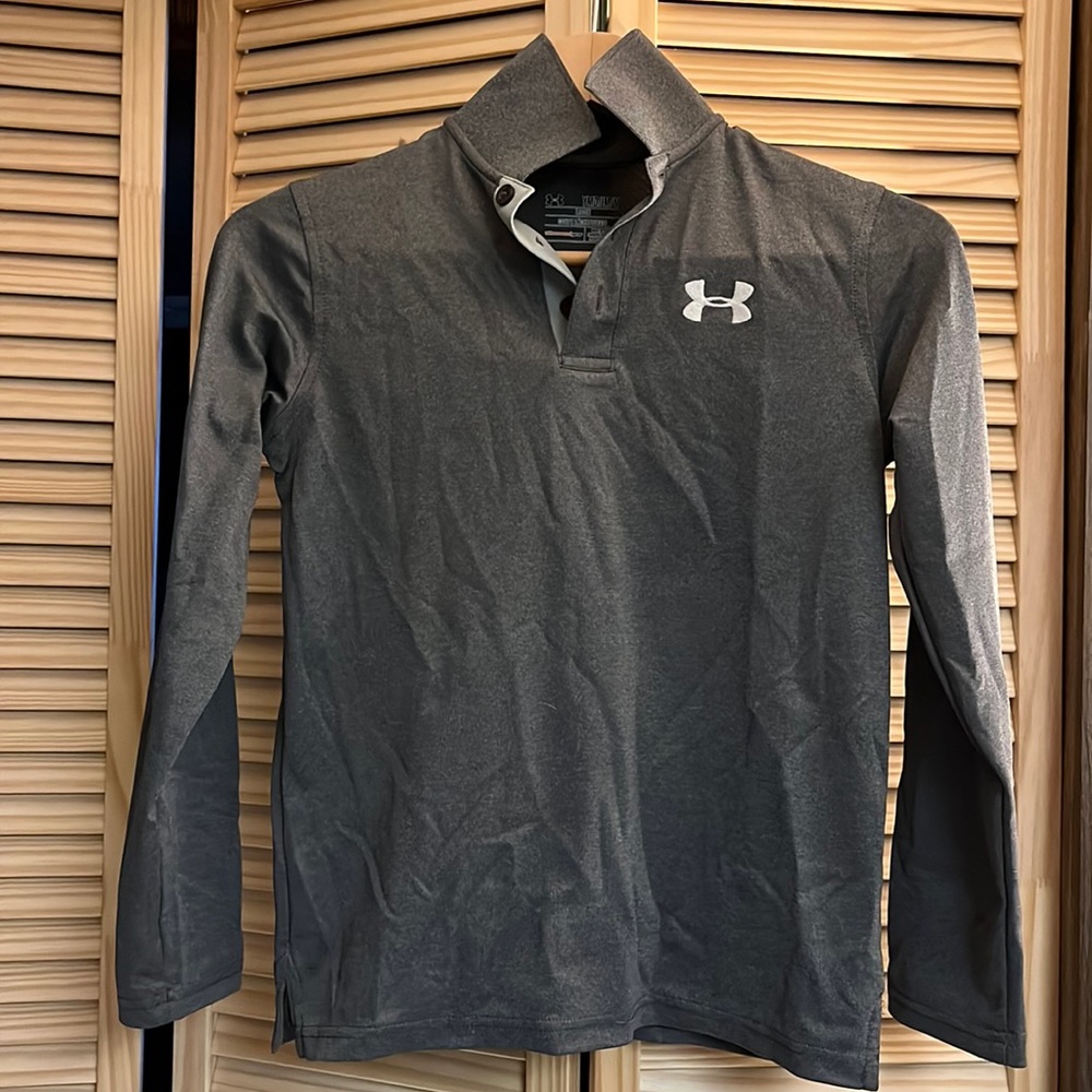 Boys Under Armour Long Sleeve Golf Shirt